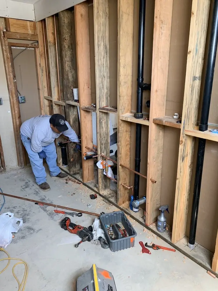 Commercial rough-in plumbing for Commercial Plumbing in Carrollton
